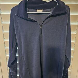 Columbia Women's Half-Zip Long Sleeve Top - Dark Blue